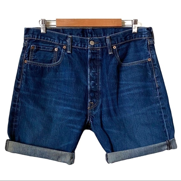 Levi’s 501 Mid Thigh Cut Off Shorts - Picture 8 of 8
